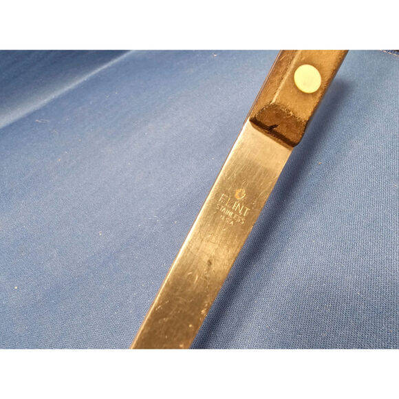 Vintage Flint Arrowhead Stainless Steel Soup Ladle w/Black Handle - USA - Picture 2 of 9